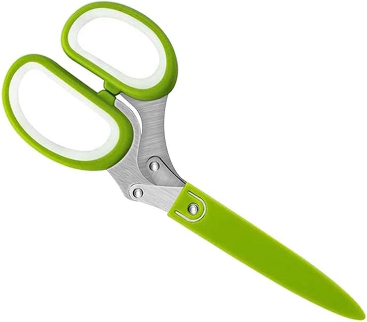 Kitchen Scissors Shears Herb With 5 Blades Gadgets Cutter Chopper And Mincer Multipurpose