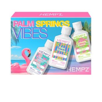 Hempz Palm Springs Vibes Limited Edition Mini Lotion Trio, 2.25 fl. oz. (Pack of 3)