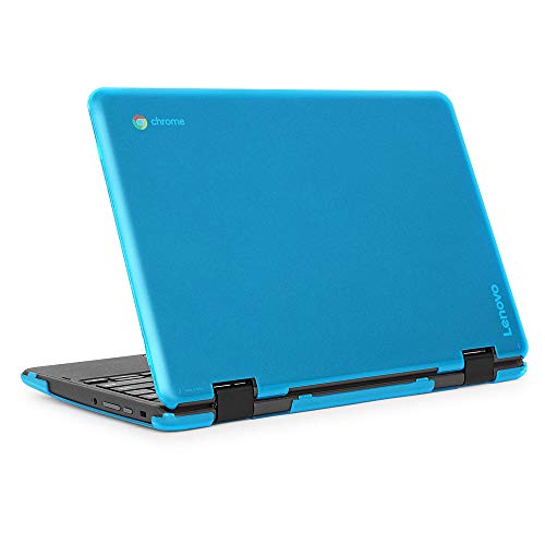 mCover Funda rígida para ordenador portátil Lenovo 300E (2ª generación) 2 en 1 Chromebook (no compatible con Lenovo 300E Windows y N21, N22, N23, 100E y 500E, color Aqua)