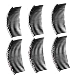 TOYZFRIENDY 6 Stück Pack Haarkämme und Haarspangen In Pflaumenblütenform für Damen Rutschfeste Haaraccessoires mit Strasssteinen Geeignet für Hochzeit Fotoshooting und Freizeit