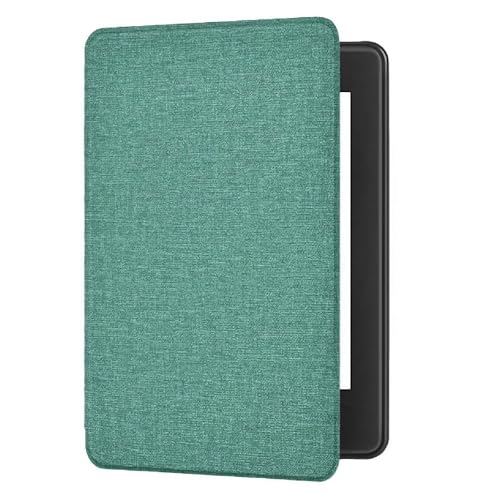 Custodia per Kindle Paperwhite 12th custodia protettiva per 7 pollici e-reader leggera e resistente allacqua verde pelle sintetica