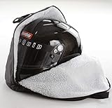 RaceQuip Helmet Bag Heavy Duty Oversize Fleece Lined Zippered Black 300003