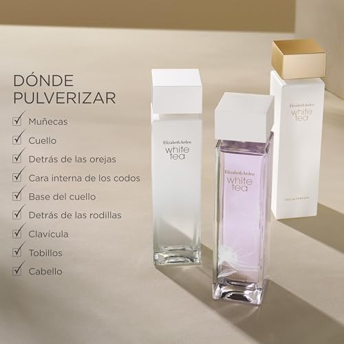 Elizabeth Arden – White Tea, Eau de Parfum, Perfume con Té Blanco y un Acorde de Brisa Marina, Perfume Floral, Aroma Fresco, Femenino y Dulce, para Mujer - 100 ml - imagen 8