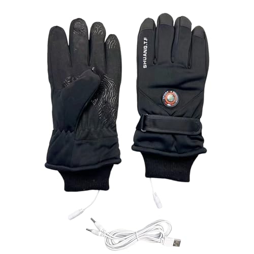 Guantes calefactables USB hombres mujeres ciclismo exterior
