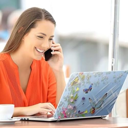 Image of Galaxsia Butterfly D22 Full Body Vinyl Laptop Skin /Sticker /Cover Upto 15.6 Inches Laptops Laminated-Removable-HD Quality Compatible for Hp-Dell-Sony-Lenovo-Asus etc.(15x10 Inches)