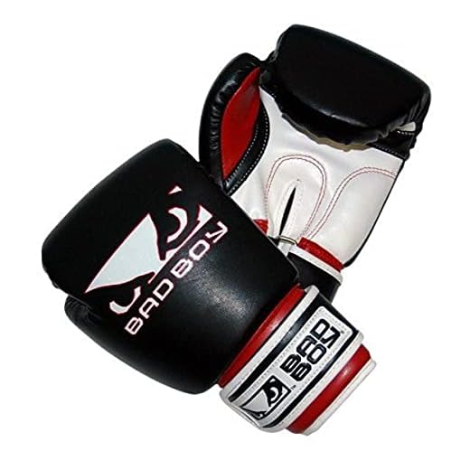 Bad Boy Herren-Boxhandschuhe 3G PU schwarz schwarz 226,8 g (8 oz)