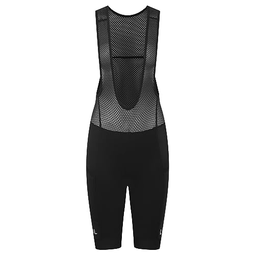 LE COL Short cargo esportivo feminino | Shorts de ciclismo de camurça acolchoados com inserções de g