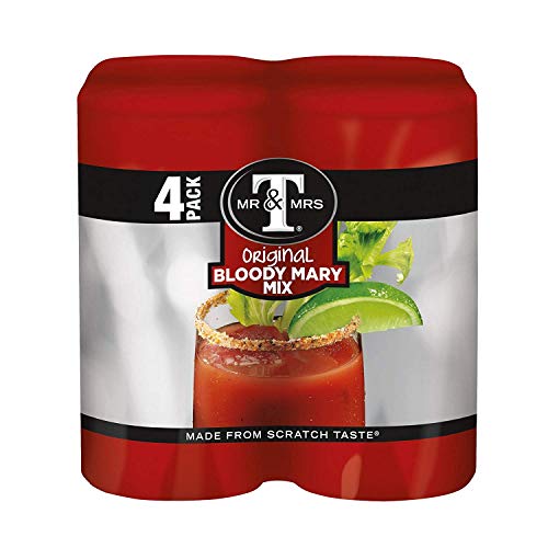 Mr & Mrs T Original Bloody Mary Mix, 5.5 fl oz cans (Pack of 4)
