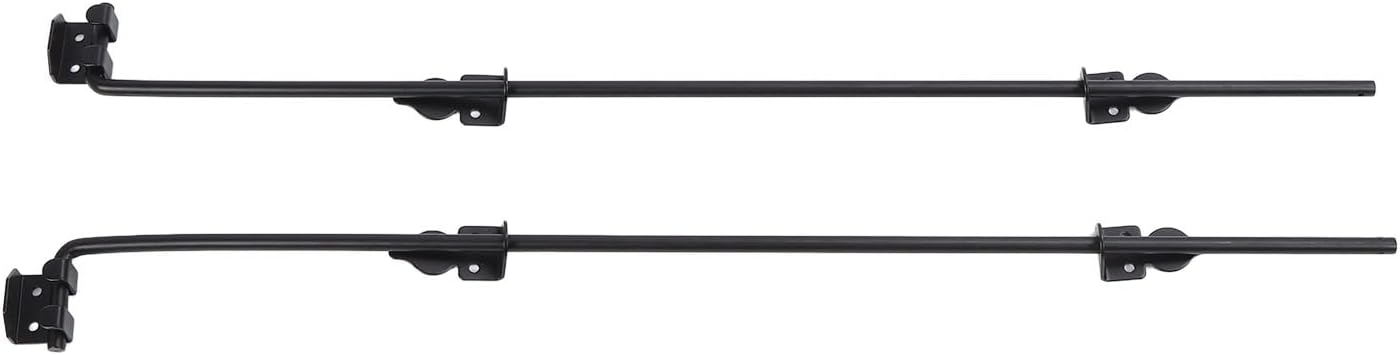 Cane Screw/Fastener Gate Latch, Alloy Steel Heavy Duty Gate Drop Rod, 36 Inch for Wood Fence and Double Gates
