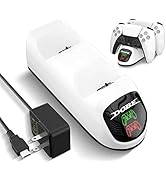 ECHZOVE PS5 Controller Charging Station, PS5 Controller Charger with Power Adapter, Playstation 5...