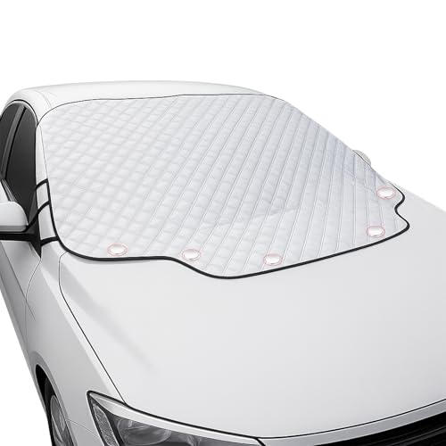 KELAV Frontscheibenabdeckung Auto magnetisch, 5 Magnete -...