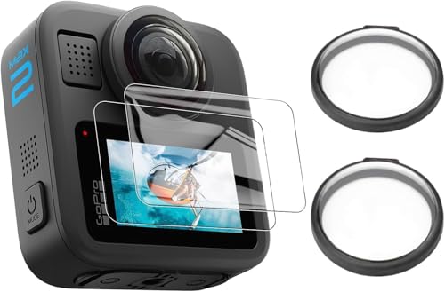 Magicx Zero 40 �Ή� �ی�t�B���� �Ռ��z�� �ϏՌ��y2���Z�b�g�z �}�Ɏ����悤�� GoPro MAX2