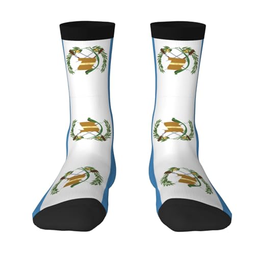 ZQYTGFDC Chaussettes longues respirantes avec motif drapeau du Guatemala