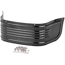 Front Lower Fender Trim Skirt for Harley Touring Road King Electra Glide Ultra Classic Tri Glide Ultra Road Glide Street Glide 1980-2013,Black
