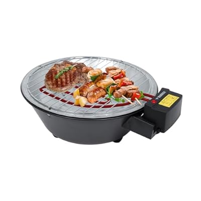 YANDEA Electric Grill Outdoor Indoor Cooking,Smokeless BBQ,Portable Removeable Grill, (YD330)