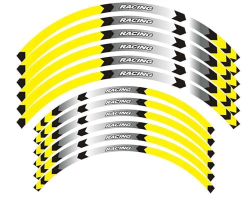 Autocollants de roue moto Rallye CRF300L pour rouler de nuit sous la pluie