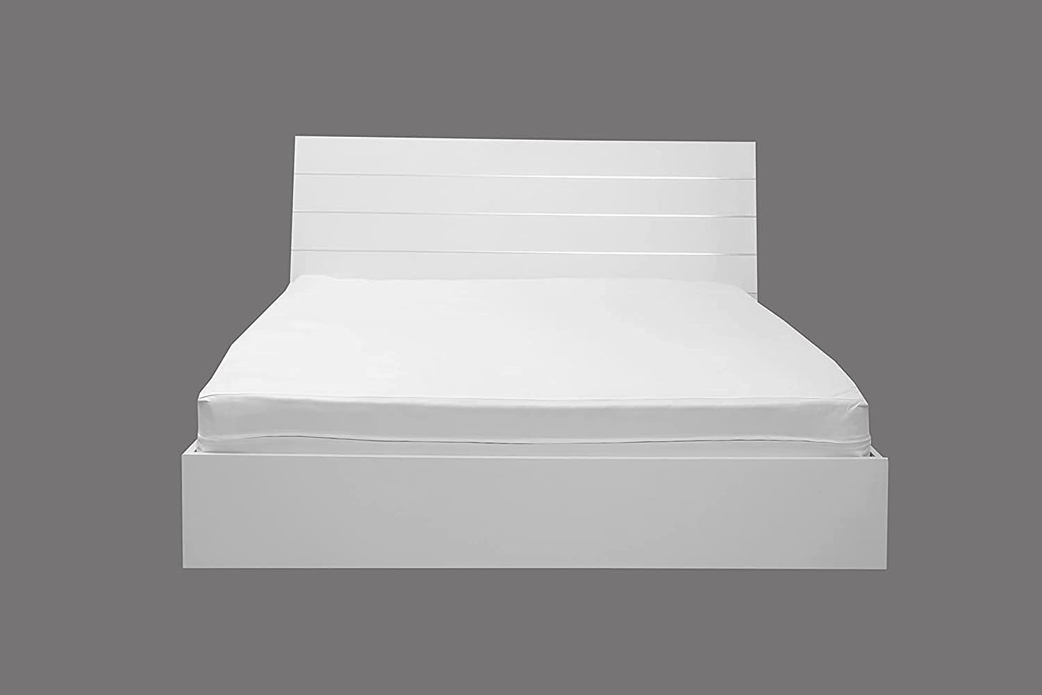 MAESTRO- Mattress Encasement Mattress Cover 1Pc Water Proof Zipper Lock Queen Size 160 X 200 + 30 cm