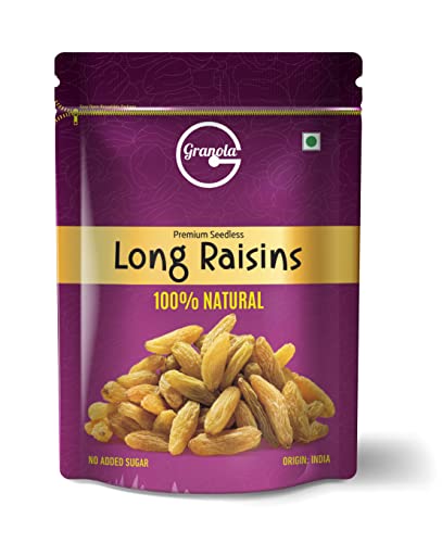 Granola Premium Seedless Dried Long Raisins |Kishmish|Nutritious|Rich In Iron & Vitamin B,500 Grams (B0BQWYX2KR) Amazon Price History, Amazon Price Tracker