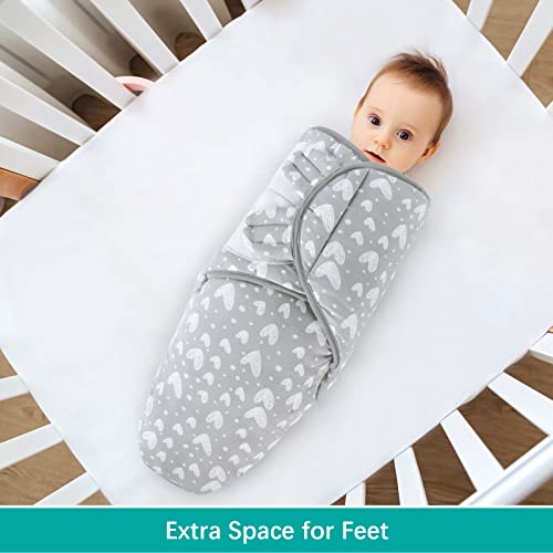 Image of Biloban Baby Swaddles 0-3 Months for Boy Girls, Warm Quilted Baby Swaddle