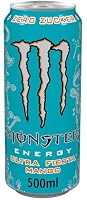 Monster Energy Ultra Fiesta - koffeinhaltiger Energy Drink mit leichtem Mango-Geschmack - ohne Zucker und ohne Kalorien - in praktischen Einweg Dosen (12 x 500 ml) – Ansicht 3