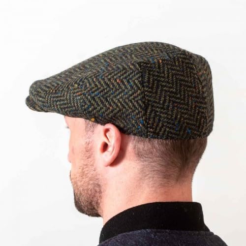 Biddy Murphy, Men's Genuine Irish Newsboy Driving Cap, 100% Wool Tweed Made in Ireland Co. Kerry - Image 3