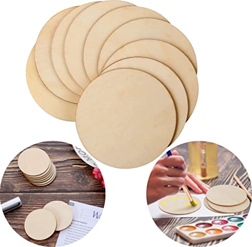 RVKA 12 Pcs 4″ Inch Round Shaped MDF Coasters Plain Wooden Art Craft Coaster Blank Cutouts for Tea Coffee Painting Wooden Sheet Craft, Decoupage, Resin Mandala Art Work & Decoration | Thickness:2.5 mm | RVKA 12 Pcs 4″ Inch Round Shaped MDF Coasters Plain Wooden Art Craft Coaster Blank Cutouts for Tea Coffee Painting Wooden Sheet Craft, Decoupage, Resin Mandala Art Work & Decoration | Thickness:2.5 mm |