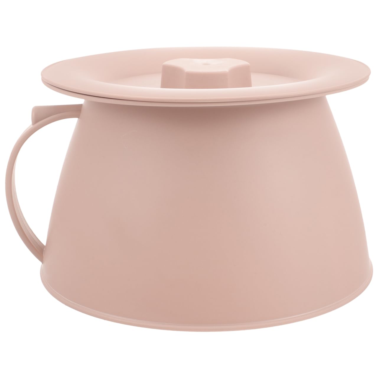 ABOOFAN Vasino Portatile Con Coperchio 8.66X8.66X5.31 Pollici Secchio Per Urina in Plastica Spessa Riutilizzabile Per Anziani Bambini E Uso Domestico Stabile E Facile Da Pulire