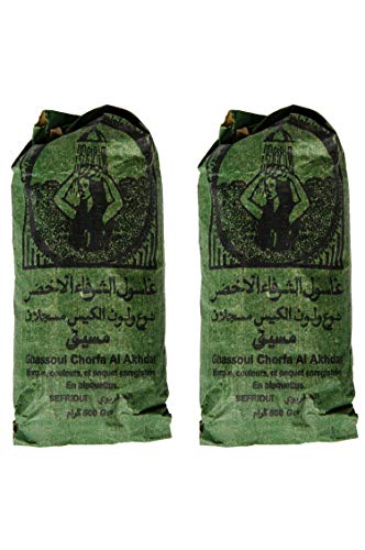 Ghassoul Rhassoul gránulos 1000g | Arcilla roja marroquí para usar como mascarilla para la limpiez