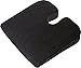 Relaxzen Coccyx Support Wedge Seat Cushion, Black