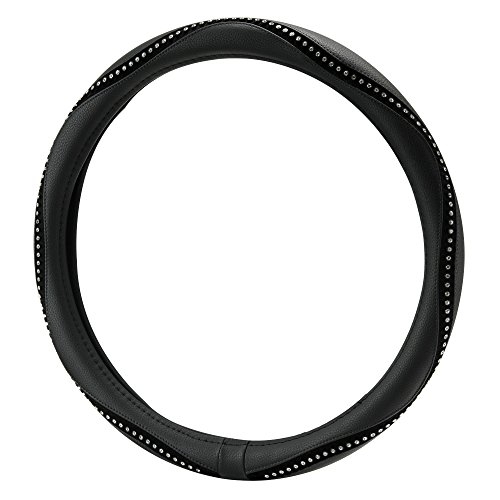 Alpena 10403 Black Bling Steering Wheel Cover