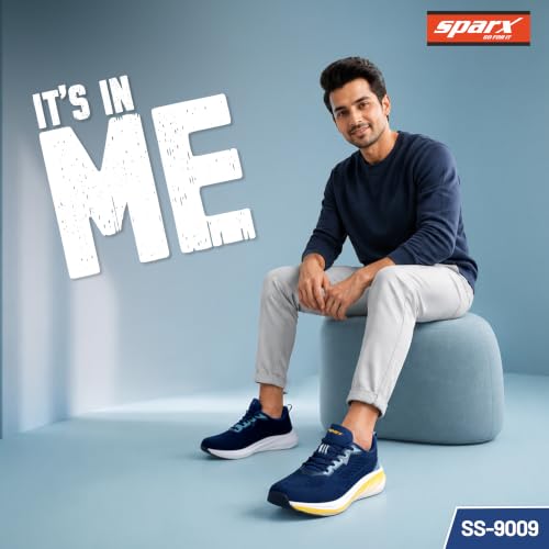 Image of SPARX Sports Shoes for Men - Lightweight with Cushioned Comfort, Shock Absorption, Durable Grip, Flexible Sole