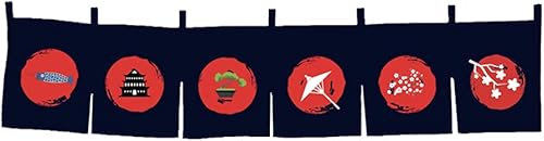 Barra tipo tradicional cultura japonesa restaurante puerta larga Noren cortina para decoración de bar de sushi japonés 40 × 94.5 in