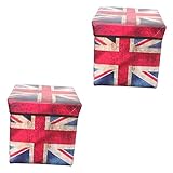 Tabouret de rangement - avec une structure pliable, le tabouret de rangement est pratique à plier pour un rangement facile, organisateur de tiroir à vêtements