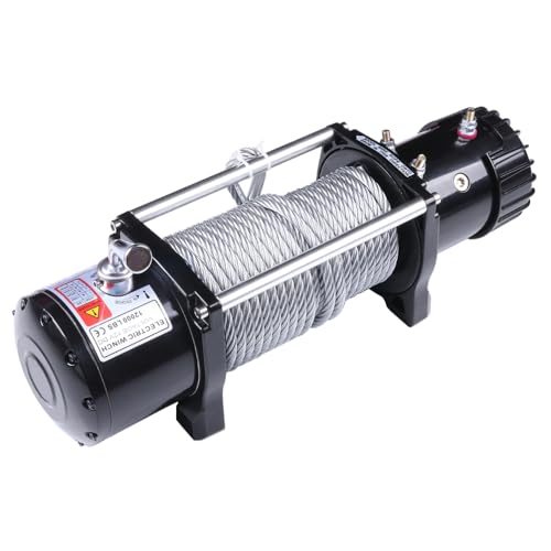 Winche eléctrico 12V 12000LB para remolque SCITOO miniatura 5