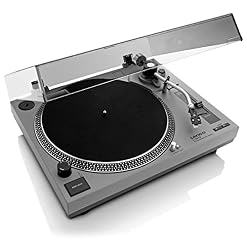 Lenco L-3810 Platine vinyle à entraînement direct – Platine vinyle DJ – 33/45 tours/minute – contrôle de pas – système de lecture magnétique – éclairage des aiguilles – contrôle de pas – gris mat - Les Beatles, Paul McCartney, John Lennon, RIngo Starr, George Harrison Lenco L-3810 Platine vinyle à entraînement direct - Platine vinyle DJ - 33/45 tours/minute - contrôle de pas - système de lecture magnétique - éclairage des aiguilles - contrôle de pas - gris mat – Image 2
