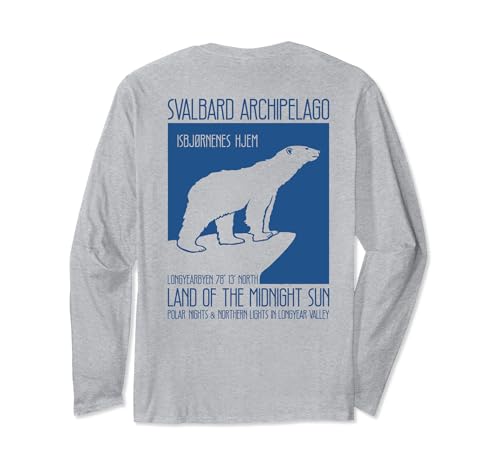 Svalbard Oso Polar Noruega | Longyearbyen Norway Polar Bear Manga Larga