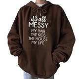 WANGTIANXUE Weihnachten Hoodie Long Dirndl Mit Bluse Oberteile Langarm Damen Sexy Langarmshirt Pink Bluse Schwarz Transparent Bluse XXS Oodie Hoodie Damen Lang Winterpullover MäDchen Dirndlbluse We