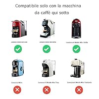 i Cafilas Wiederbefüllbare Lavazza A Modo Mio Kaffeekapsel aus Edelstahl zum Nachfüllen Refill-Kapsel für umweltbewusste Kaffee-Liebhaber,kompatibel mit Lavazza A Modo Mio (Kaffeekapsel) – Ansicht 2