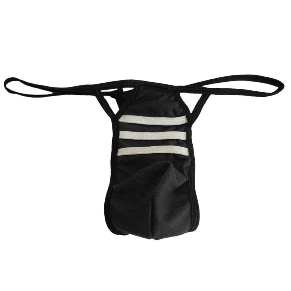 myaddiction Men's G-String T-Back Underwear Thong Briefs Black-picture-49