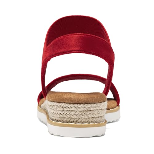 Image of DREAM PAIRS Womens Espadrilles Ankle Strap Sandals