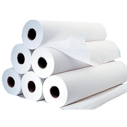 LPM - Drap d'examen Lisse Pure Ouate Blanche - Largeur