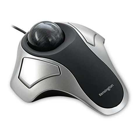 Kensington Orbit TrackBall, Kabelgebundene ergonomische TrackBall-Maus, 40 mm Kugel, Kompatibel mit Windows & macOS, für Rechts- und Linkshänder, Silber/Grau, 64327EU Cover