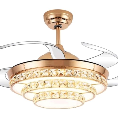 Ventilateur de plafond avec lumières pour chambre étouffante et sombre