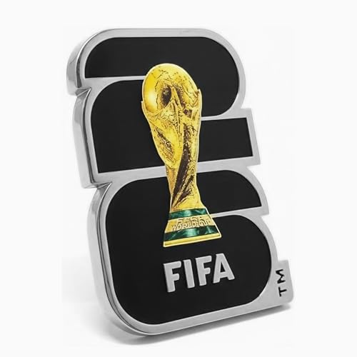 Pines | Pin Oficial Fifa Copa Del Mundo 2026 Souvenir Artículo De Fan Con Motivo Trofeo Aleación De Aluminio, 35 X 25 Mm Ideal Para La Copa Del Mundo 2026, Fifa World Cup 2026 Official Gift