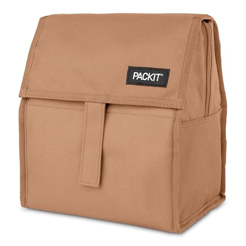 Image of PackIt Freezable Lunch Bag, Almond
