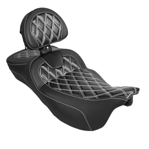 Motocicleta Asientosilla Almohadilla del Respaldo del Asiento del Conductor De La Motocicleta para Electra Street para Road Glide King 2009-2023 FLHT FLTR FLHR FLHX