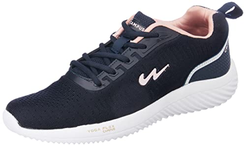 Campus Women’s Jessica Running Shoes BLU/Peach – 7UK/India