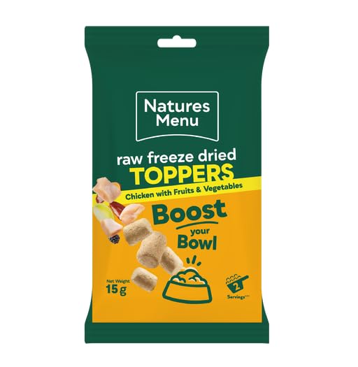 Natures Menu Freeze Dried Toppers Chicken 20 x 15g