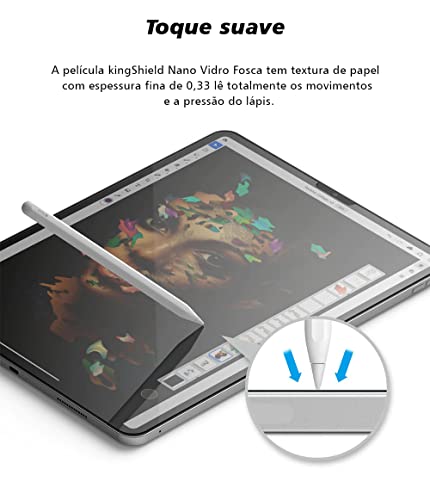 Película Galaxy Tab S9 Ultra (14.6) Kingshield Nano Vidro - Fosca