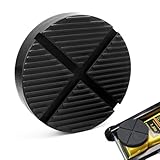 Floor Jack Rubber Pad 1 Pack, JUKFITA Durable Cushion Jack Pad, Pinch Weld Side Frame Rail Protector